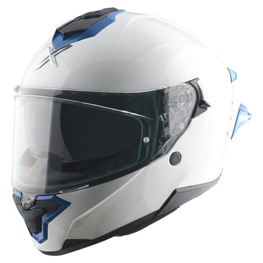 Axor Brutale Corsa Dual Spoiler Helmet-White Blue