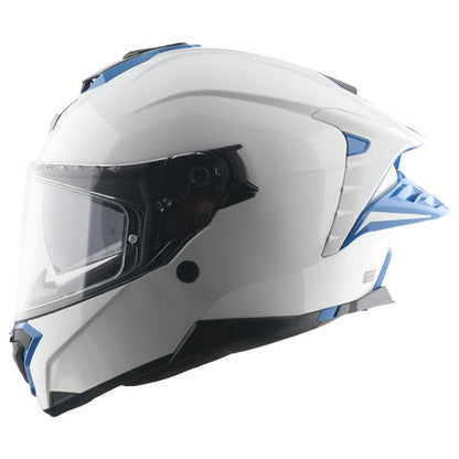 Axor Brutale Corsa Dual Spoiler Helmet-White Blue