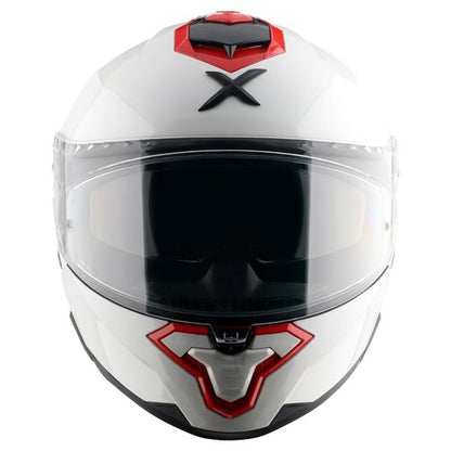 Axor Brutale Corsa Dual Spoiler Helmet-White Red