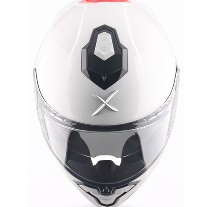 Axor Brutale Solid Colors Dual Spoiler Helmet (White)