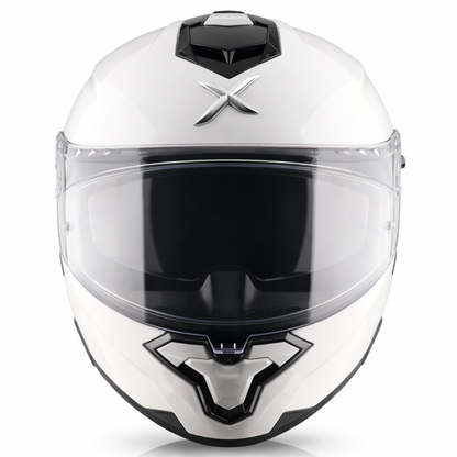 Axor Brutale Solid Colors Dual Spoiler Helmet (White)