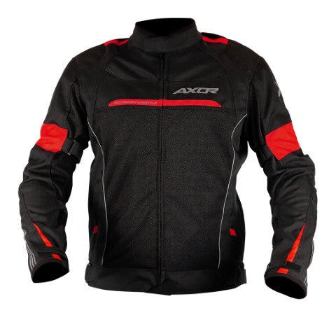 AXOR CRUISE 2 Riding Jacket - Black Red