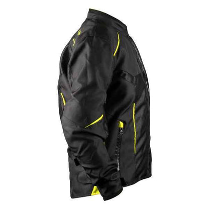 Axor Drift Riding Jacket Black-Neon Yellow