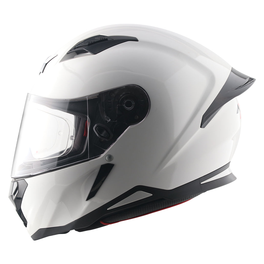 Axor Hunter Solid Colors Helmet - Pearl White