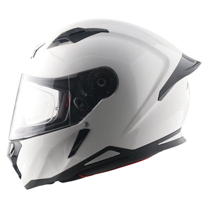 Axor Hunter Solid Colors Helmet - Pearl White