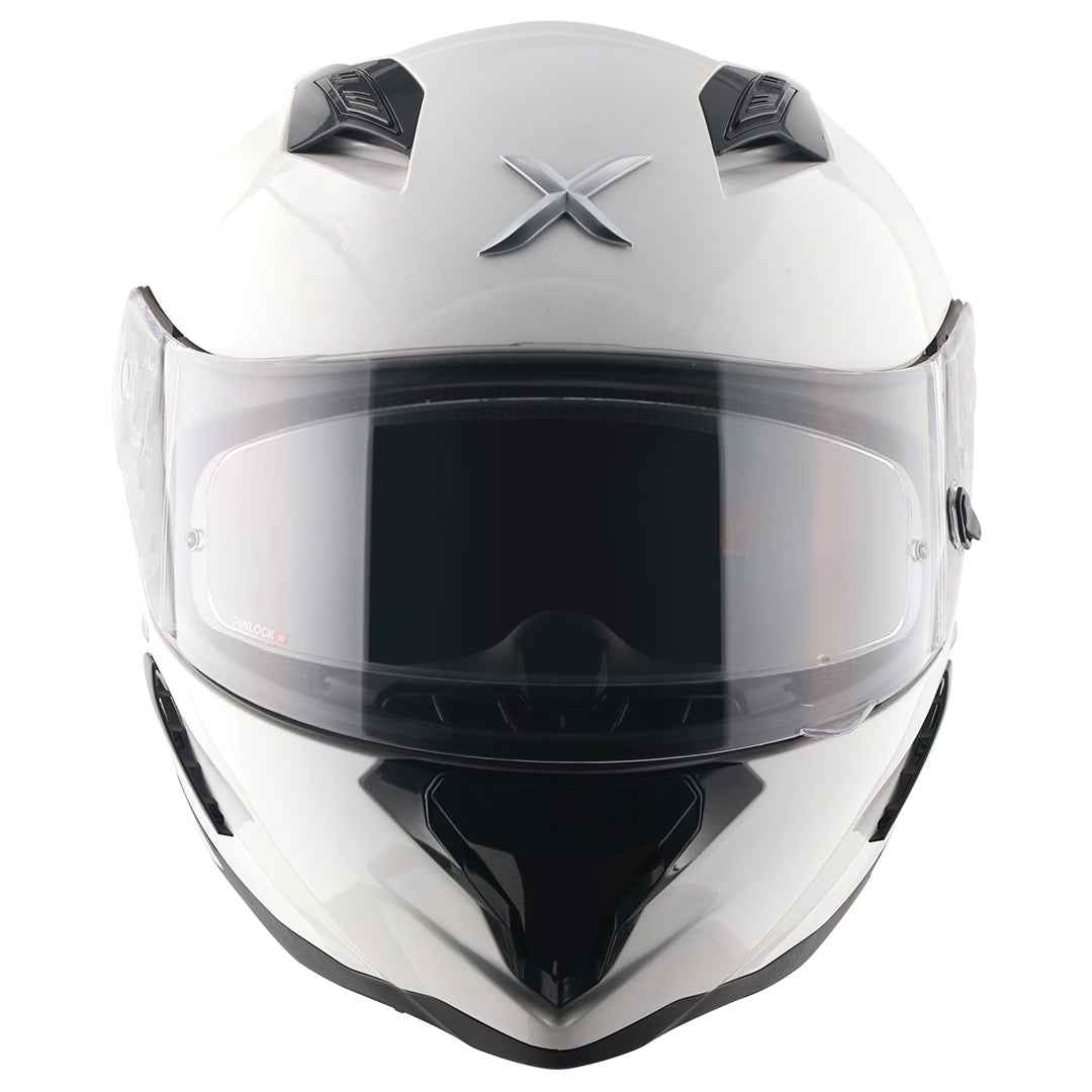 Axor Hunter Solid Colors Helmet - Pearl White