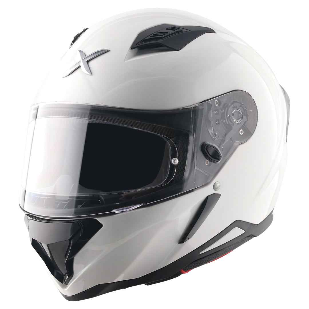 Axor Hunter Solid Colors Helmet - Pearl White