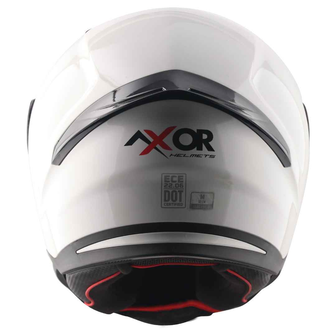 Axor Hunter Solid Colors Helmet - Pearl White