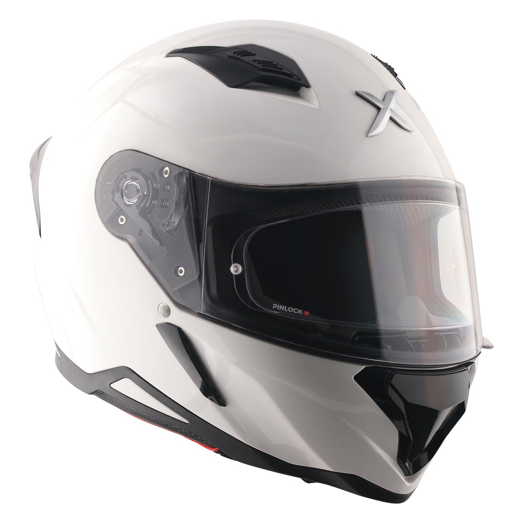Axor Hunter Solid Colors Helmet - Pearl White
