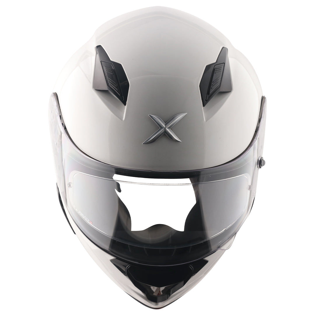 Axor Hunter Solid Colors Helmet - Pearl White