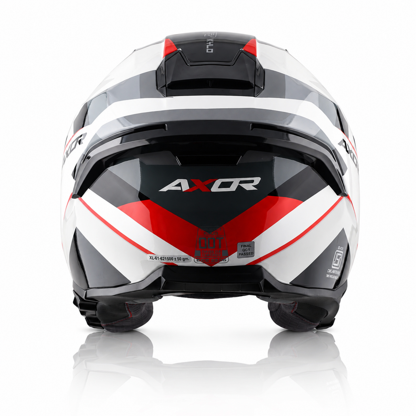 Axor Kylo Bean Helmet - White Red