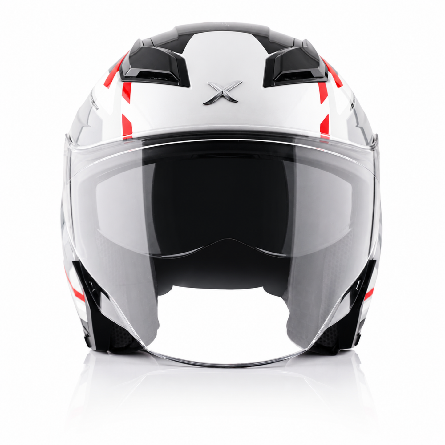 Axor Kylo Bean Helmet - White Red