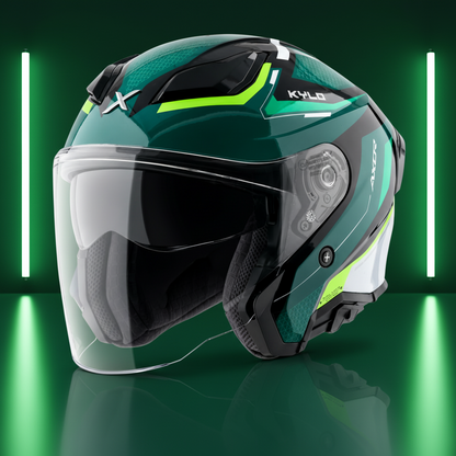 Axor Kylo Bliss Helmet - Green Neon Yellow