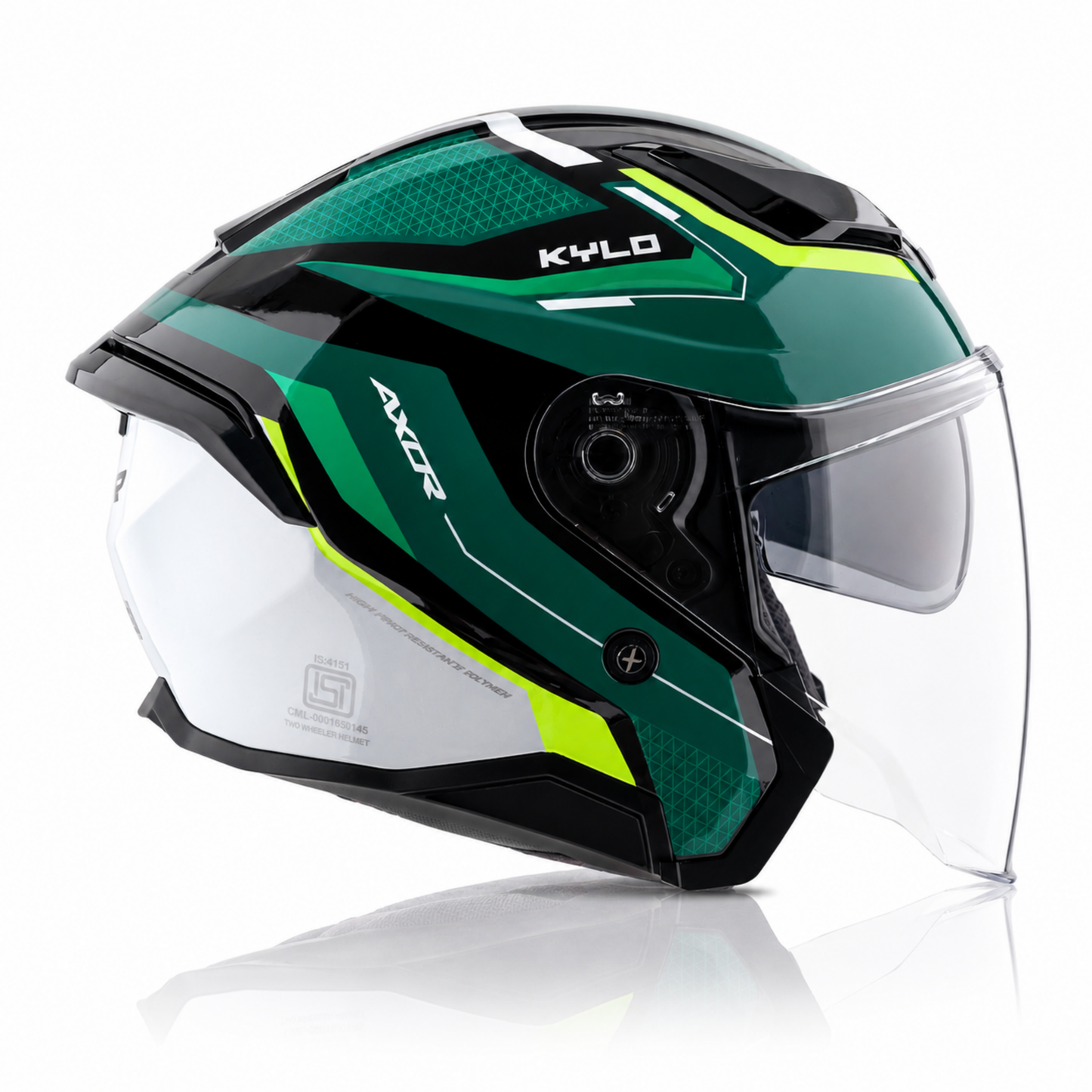 Axor Kylo Bliss Helmet - Green Neon Yellow