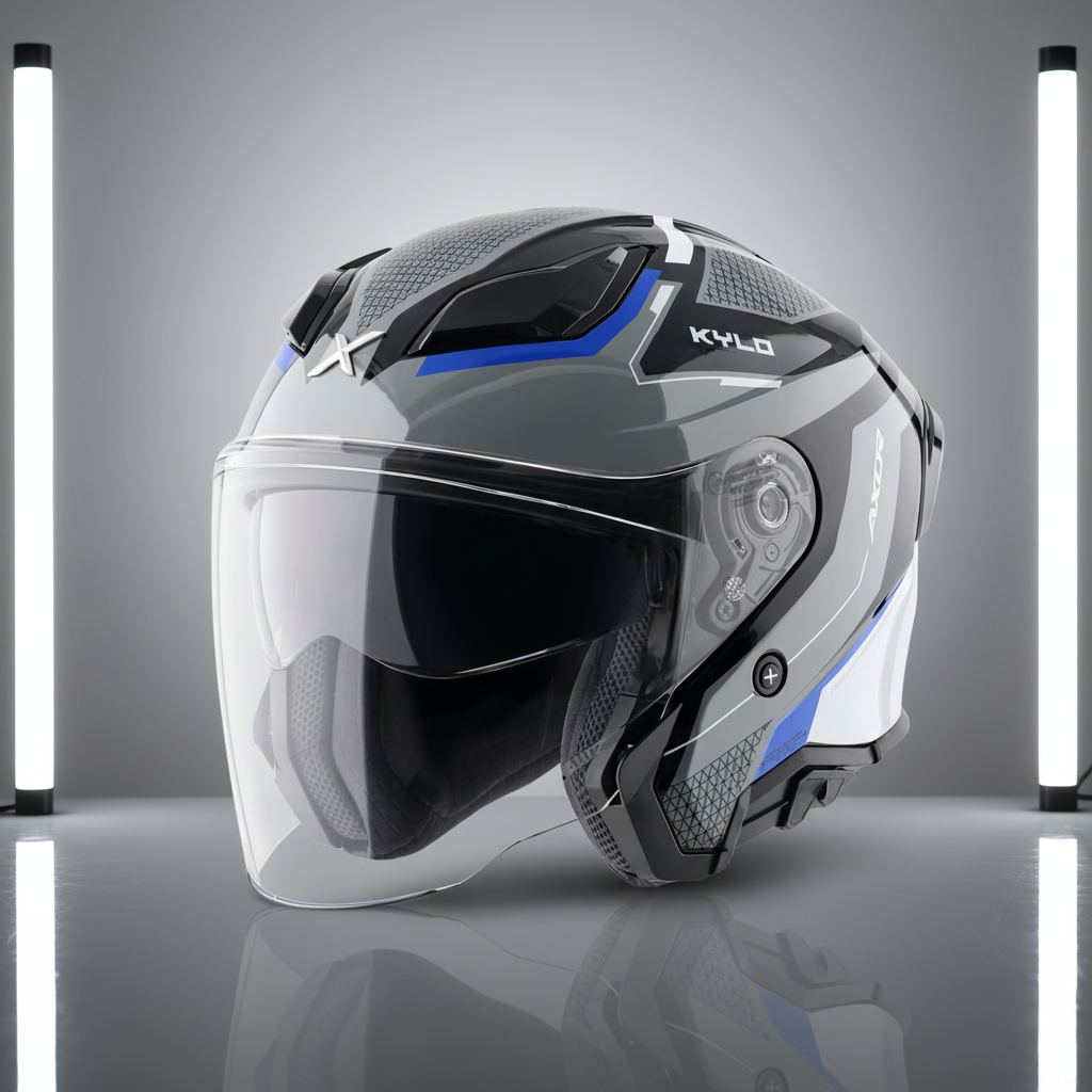 Axor Kylo Bliss Helmet - Grey Blue