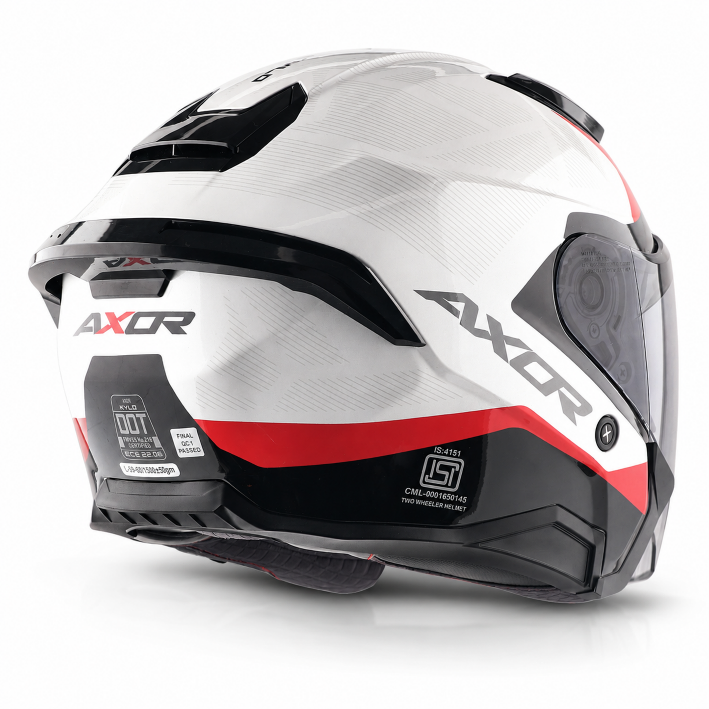 Axor Kylo Ray Helmet - White Red