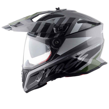 Axor X-Cross Dual Visor Orbit Helmet (ATHENA GREY BLACK)