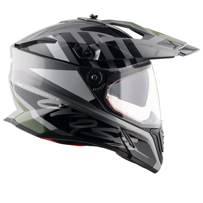 Axor X-Cross Dual Visor Orbit Helmet (ATHENA GREY BLACK)