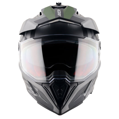 Axor X-Cross Dual Visor Orbit Helmet (DULL ATHENA GREY BLACK)