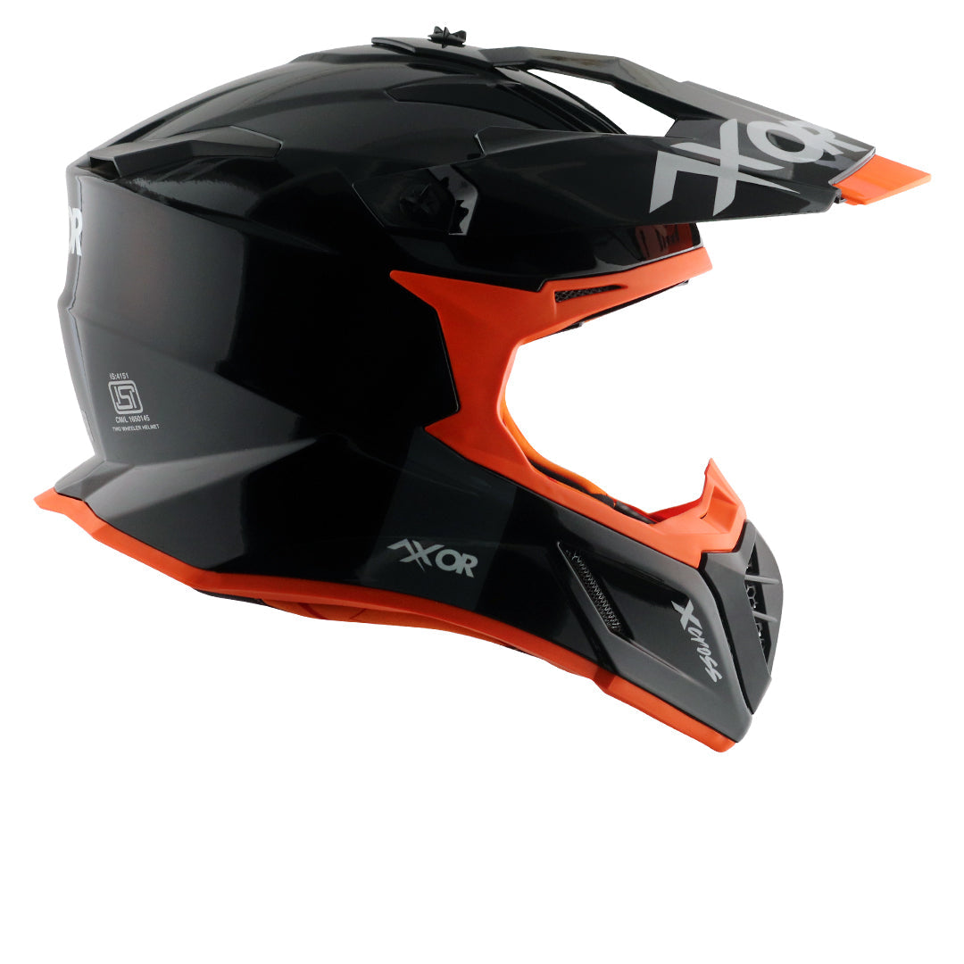 Axor X-cross Single Color Helmet (Black Orange)