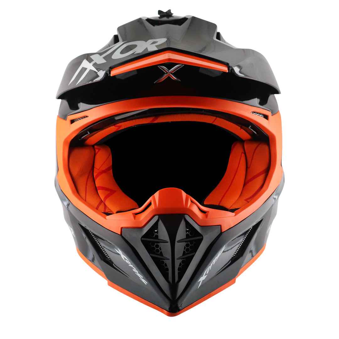 Axor X-cross Single Color Helmet (Black Orange)