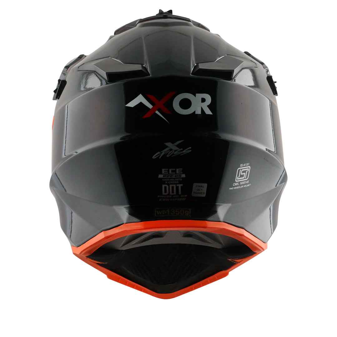 Axor X-cross Single Color Helmet (Black Orange)