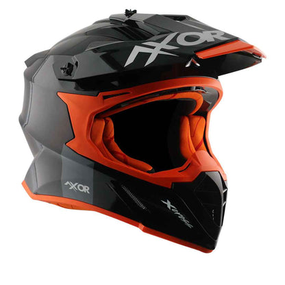 Axor X-cross Single Color Helmet (Black Orange)