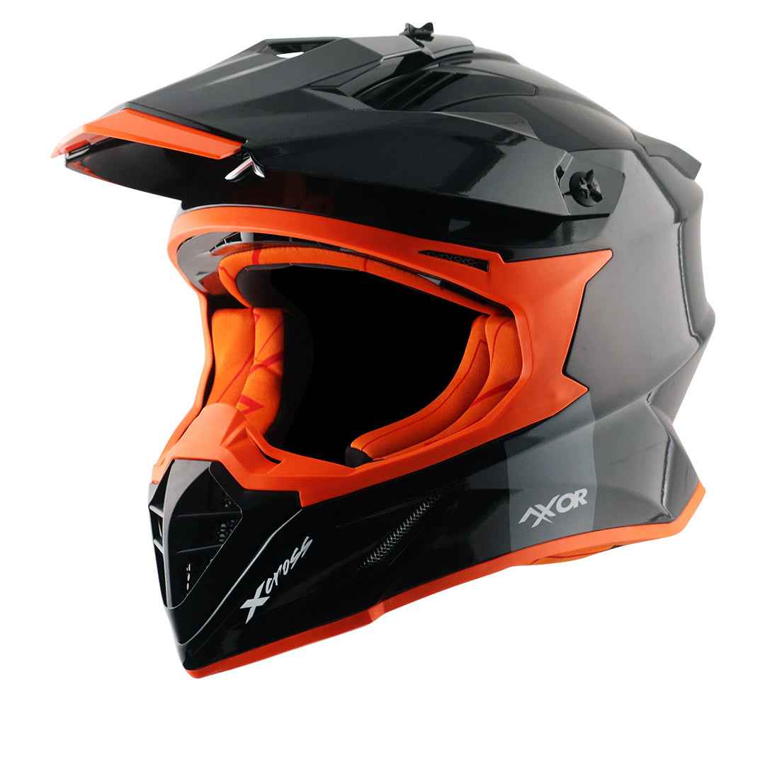 Axor X-cross Single Color Helmet (Black Orange)