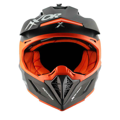 Axor X-cross Single Color Helmet (Dull Black Orange)