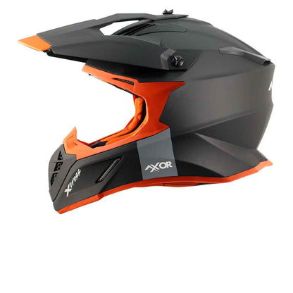 Axor X-cross Single Color Helmet (Dull Black Orange)