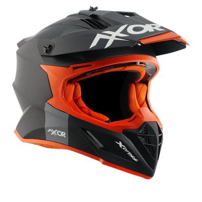 Axor X-cross Single Color Helmet (Dull Black Orange)
