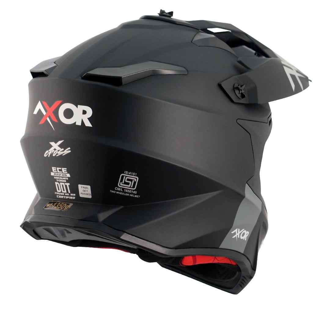 Axor X-cross Single Color Helmet (Dull Black)