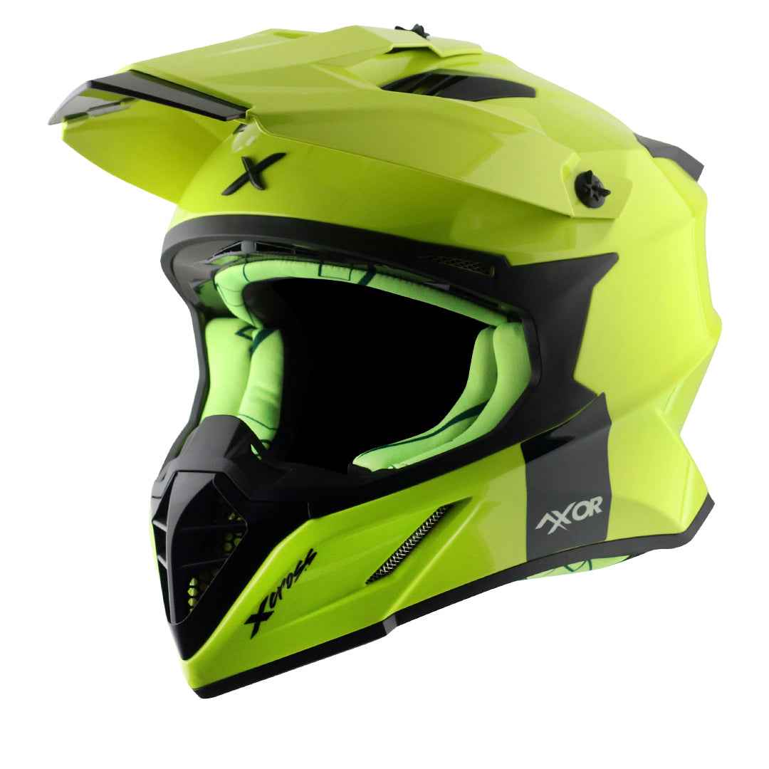 Axor X-cross Single Color Helmet (Neon Yellow)