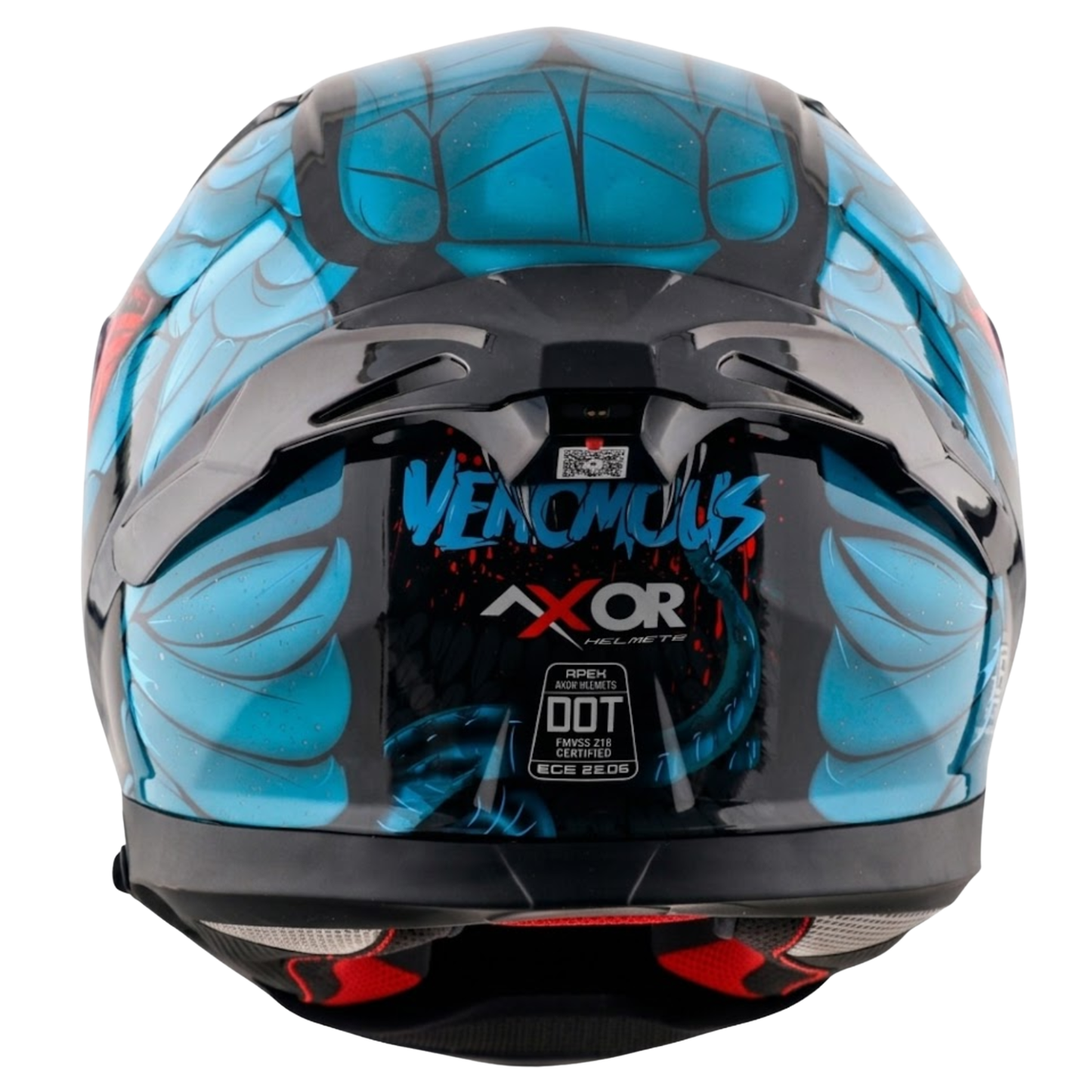 Axor X Altor Apex Venomous Smart Bluetooth Helmet (BLACK-BLUE)
