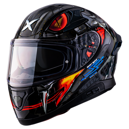 Axor X Altor Apex Venomous Smart Bluetooth Helmet (BLACK-GREY)