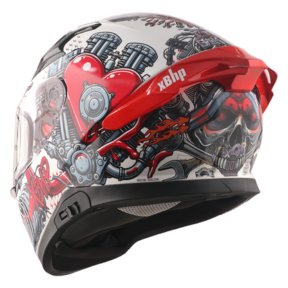 Axor XBhP Bionic Helmet (White Red)