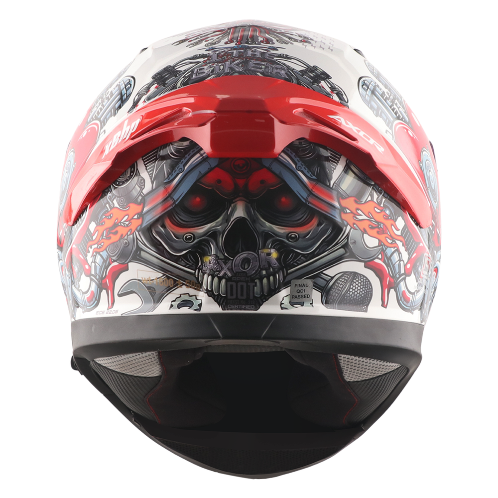 Axor XBhP Bionic Helmet (White Red)