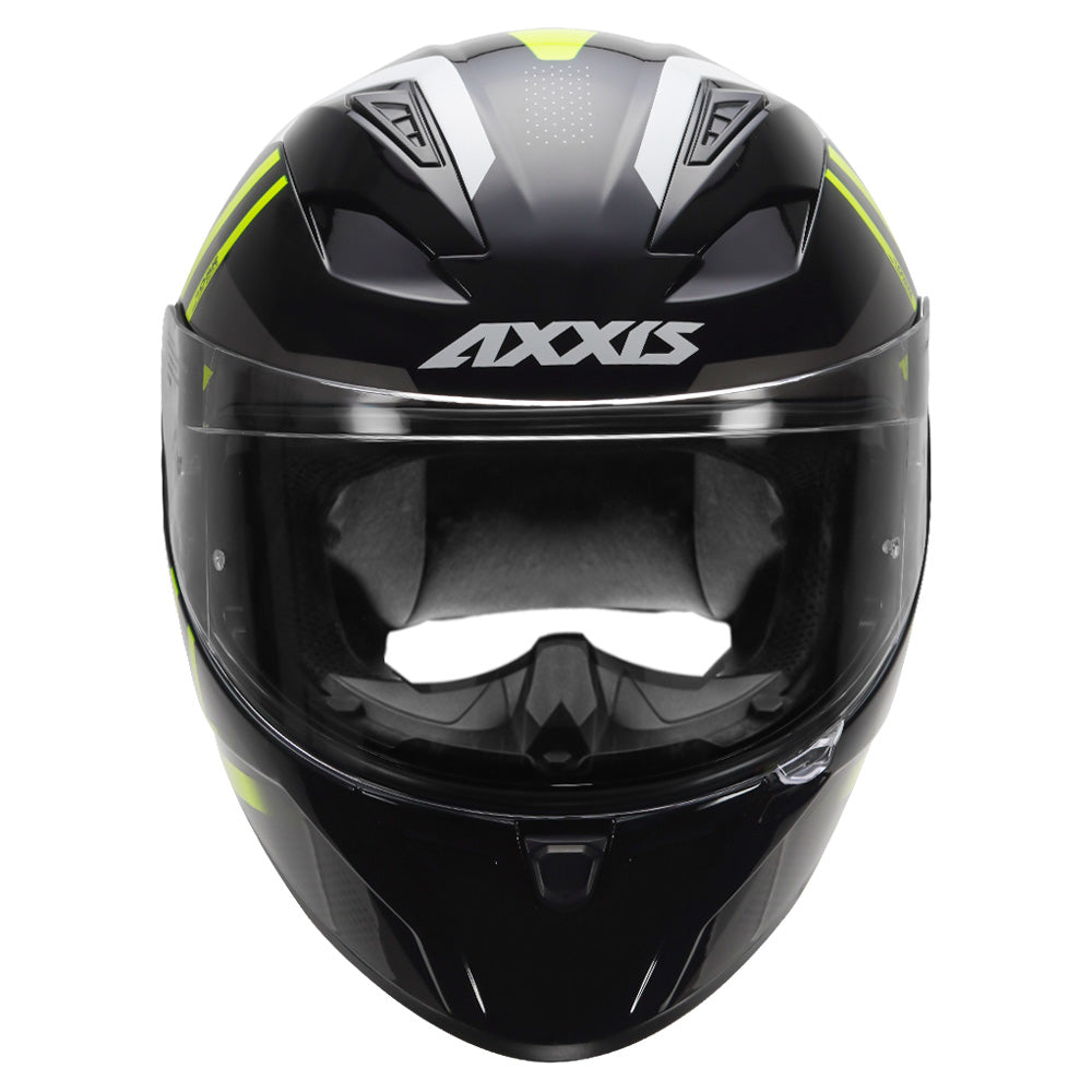 Axxis Segment Leders Gloss FL Yellow Helmet - Riders Junction