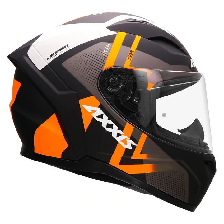 Axxis Segment Leders Matt Fluorescent Orange Helmet - Riders Junction