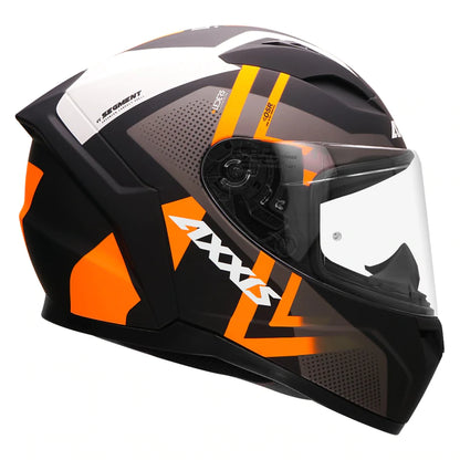 Axxis Segment Leders Matt Fluorescent Orange Helmet - Riders Junction
