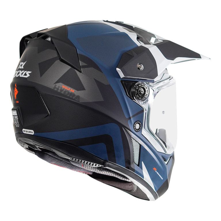 AXXIS Wolf DS Hydra Grey Helmet - Riders Junction