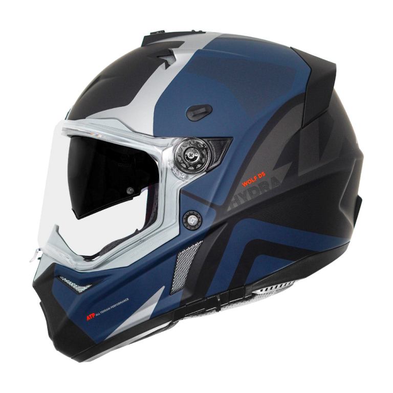 AXXIS Wolf DS Hydra Grey Helmet - Riders Junction