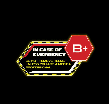 B+ Reflective Sticker - Riders Junction