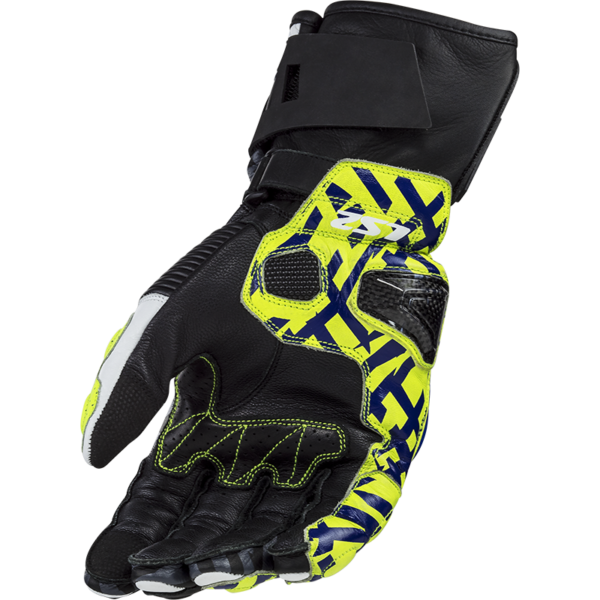 LS2 Feng Racing Gloves Black Blue - Riders Junction
