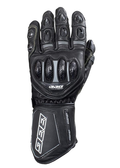BBG- Racer Gloves – Black - Riders Junction