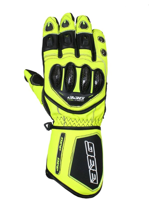 BBG- Racer Gloves – Neon - Riders Junction