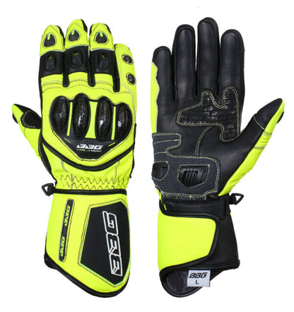 BBG- Racer Gloves – Neon - Riders Junction