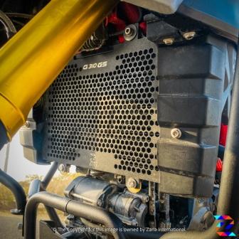 BMW 310GS Radiator Guard Black - ZANA ZI-6050 - Riders Junction