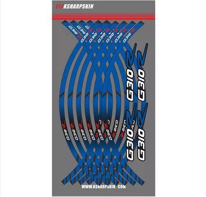 BMW 310R WHEEL RIM TAPE BLUE