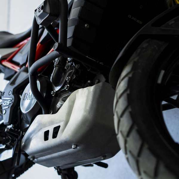 BMW G310 GS/BMW G310 R - Lower Engine Guard with Puck - Black ZI-8158 - Riders Junction
